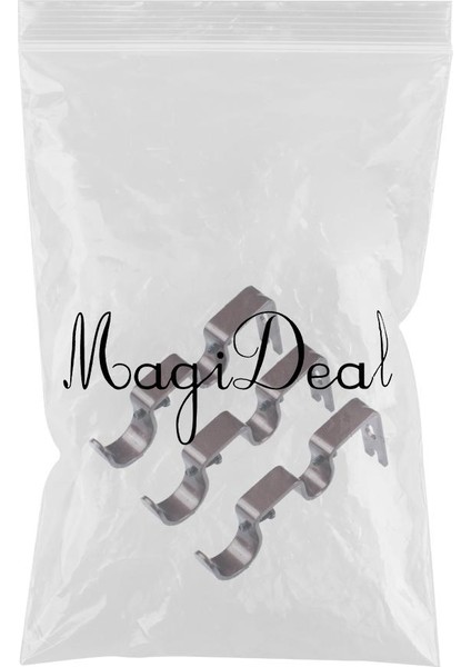 3pcs Drapery Çift Perde Çubuk Duvar Braketi 1 ve 5/8 “çap Çubuk Kahverengi (Yurt Dışından)