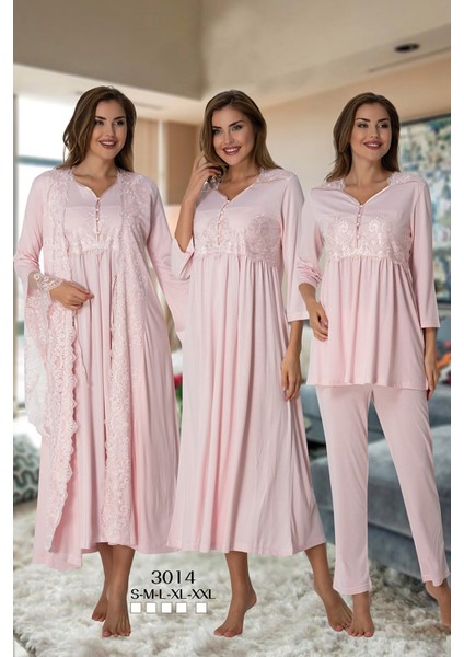 3014 Özel Tasarım Lohusa Hamile 4'lü Set