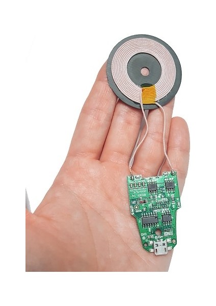Roba Kablosuz Şarj Modülü Qi VK007 10W 2A Mobil Akıllı Telefon Oyuncak Pil Şarj Transmiter