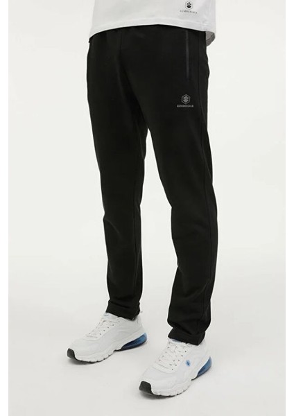 Basic Track Pant Siyah Erkek Eşofman Altı M-CT121