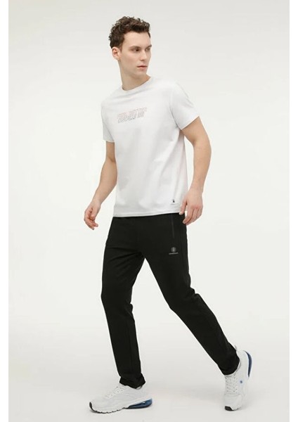 Basic Track Pant Siyah Erkek Eşofman Altı M-CT121
