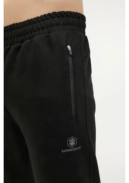 Basic Track Pant Siyah Erkek Eşofman Altı M-CT121