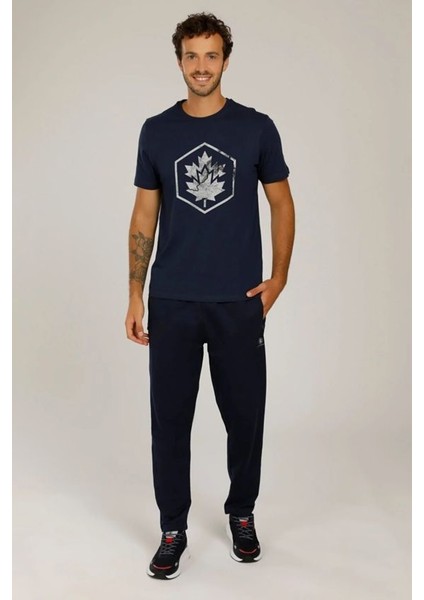 Basıc Track Pant Lacivert Erkek Eşofman Altı M-CT121