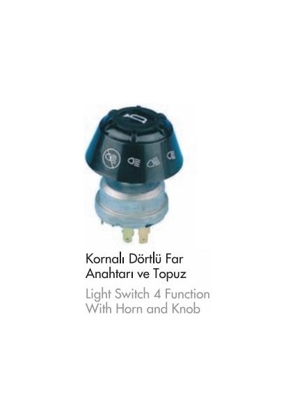 Kornalı Dörtlü Far Anah Mf Massey Traktör Topuz Emas F4K25T