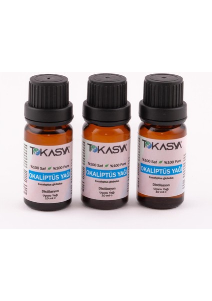 Okaliptus Yağı 10 ml (3 Lü Şişe)