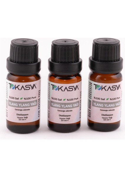 Ylang Ylang Yağı 10 ml (3 Lü Şişe)