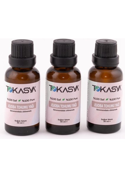 Jojoba Tohumu Yağı 30 ml (3 Lü Şişe)