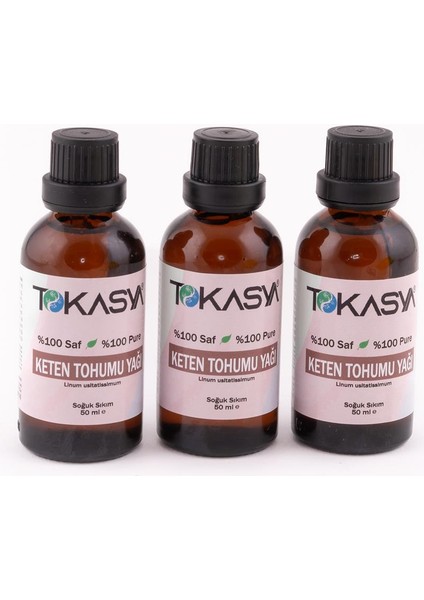 Keten Tohumu Yağı 50 ml (3 Lü Şişe) indirimleri