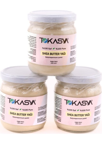 Shea Butter Yağı 150 ml (3 Lü Şişe)