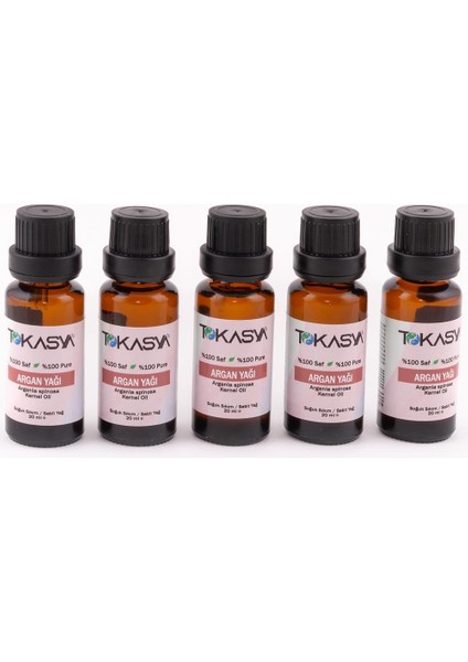 Argan Yağı 20 ml (5 Li Şişe)