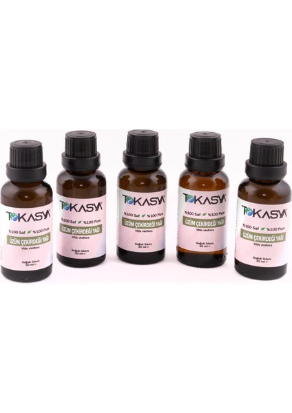 Üzüm Çekirdeği Yağı 30 ml (5 Li Şişe)
