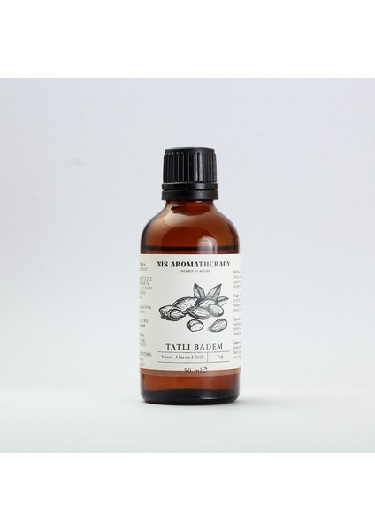 Nis Aromaterapi Soğuk Sıkım Tatlı Badem Yağı 50 ml