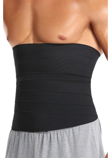 Tummy Wrap Waist Trainer Inceltici Sıkılaştırıcı Bele Dolamalı Kum Saati Görüntüsü Veren 4 Metre Sarma Korse