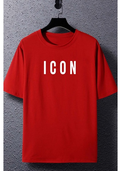 Icon Baskılı T-Shirt