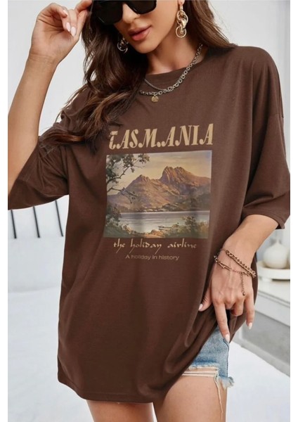 Tasmania Baskılı T-Shirt