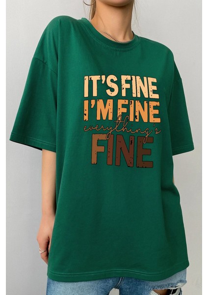 Fine Baskılı T-Shirt