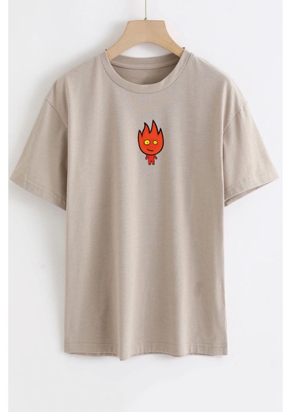 Ateş Avatar Baskılı T-Shirt