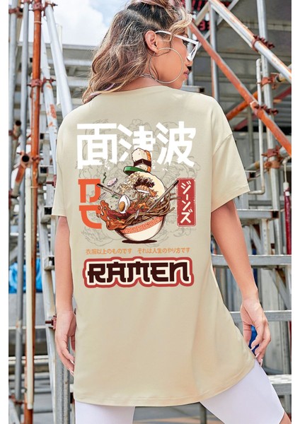 Ramen Baskılı T-Shirt