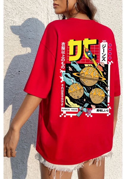Tokoyaki Baskılı T-Shirt