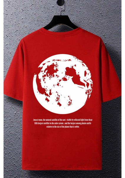 The Moon Baskılı T-Shirt