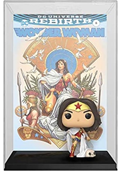 Pop Figür - Comic Cover: Wonder Woman 80TH Anniversary-Wonder Woman (Rebirth) Onthrone
