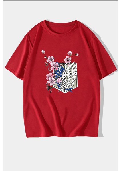 Flowers Baskılı T-Shirt