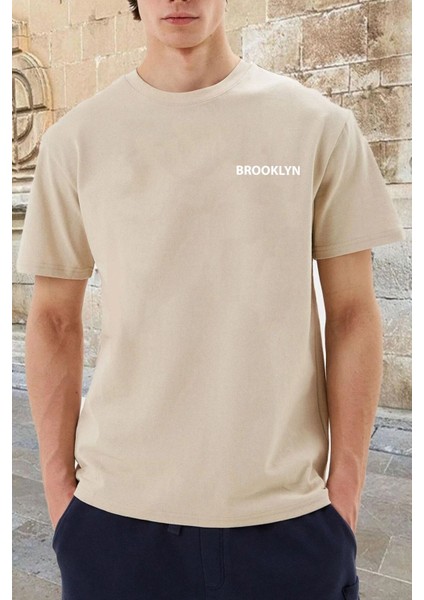 Brooklyn Baskılı T-Shirt