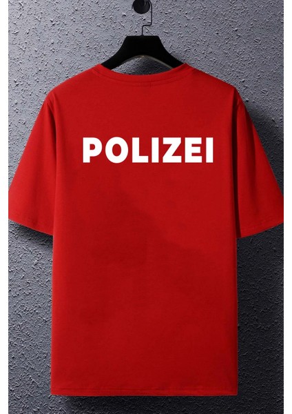 Polizei Baskılı T-Shirt