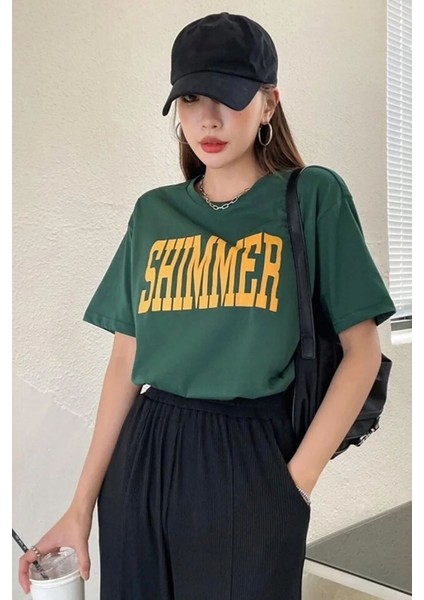 Shimmer Baskılı T-Shirt modelleri