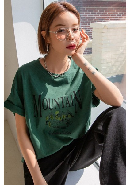Montain Baskılı T-Shirt fiyatları