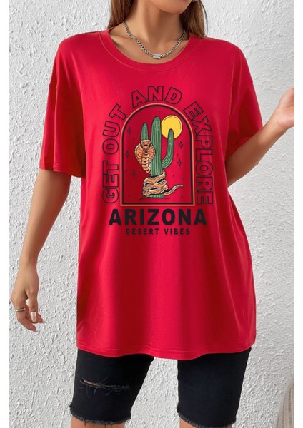 Arizona Baskılı T-Shirt