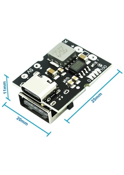 Roba 5V 2A USB Çıkış Powerbank Devresi Type C USB Giriş Lityum Lion 18650 Pil Şarj Koruma Mobil