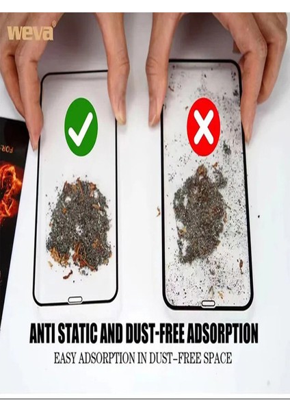 iPhon 13 Pro Max Anti Statik Kavisli Ekran Koruyucu kırılmaz Cam Ultra Kalınlık 0.40MM