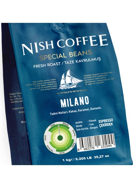Espresso Milano Kahve 1 kg
