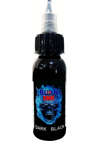 Burn Ink Koyu Siyah Dövme Boyası 30 ml