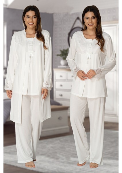 3040 Sabahlıklı Lohusa Pijama Takımı Effortt