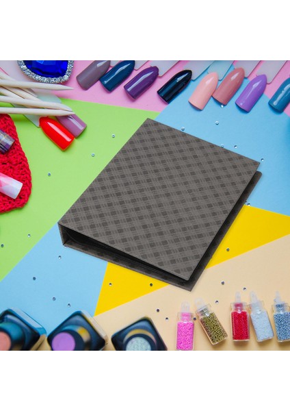 30 Sayfa Tırnak Çıkartma Tutucu Tırnak Sanatı Ekran Kızlar Için Kitap Gösteren Gri (Yurt Dışından) modelleri