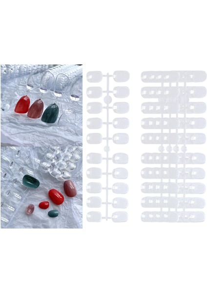 120PCS Şeffaf Uygulama Sahte Tırnaklar Eğitim Için Howing Tick S (Yurt Dışından)