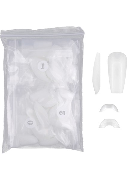 504 Parça Yanlış Tırnak Basit Işlemi Ev Dıy Randevuları Için Yapay Şeffaf (Yurt Dışından) fiyatları