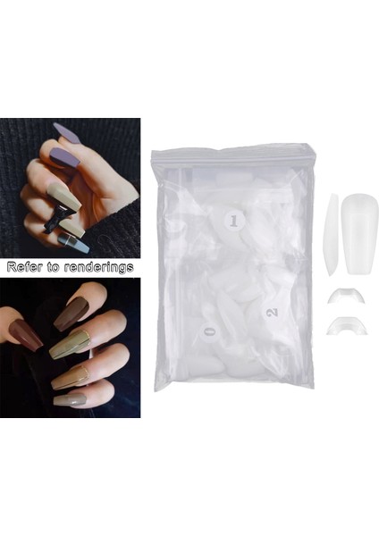 504 Parça Yanlış Tırnak Basit Işlemi Ev Dıy Randevuları Için Yapay Şeffaf (Yurt Dışından) modelleri