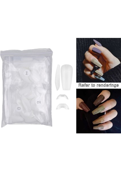 504 Parça Yanlış Tırnak Basit Işlemi Ev Dıy Randevuları Için Yapay Şeffaf (Yurt Dışından) fırsatları