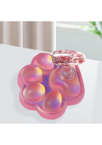 Akrilik Tırnak Sanatı Uygulaması Ev Diy Pembe Için Yeniden Kullanılabilir Kedi Pençesini Eğitiyor (Yurt Dışından) fırsatları