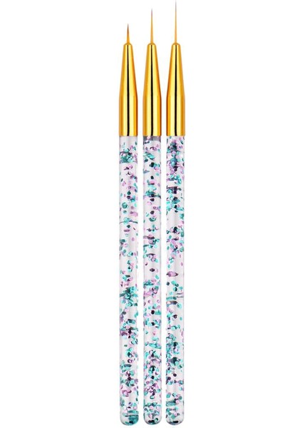 9x 7/9/14MM Tırnak Sanat Fırçası Striping Uv Jel Lehçe Küçük Detaylar (Yurt Dışından)