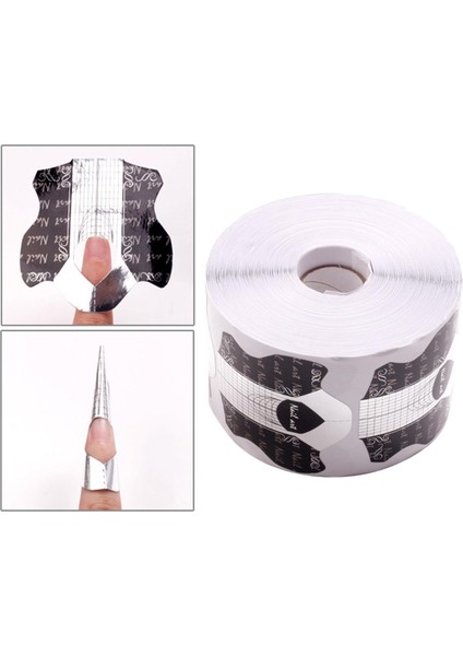 500PCS Tırnak Uzatma Kılavuzu Çıkartmalar Tırnak Uzmanı Için Uv Jel Formları (Yurt Dışından)