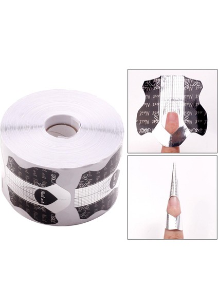 500PCS Tırnak Uzatma Kılavuzu Çıkartmalar Tırnak Uzmanı Için Uv Jel Formları (Yurt Dışından)