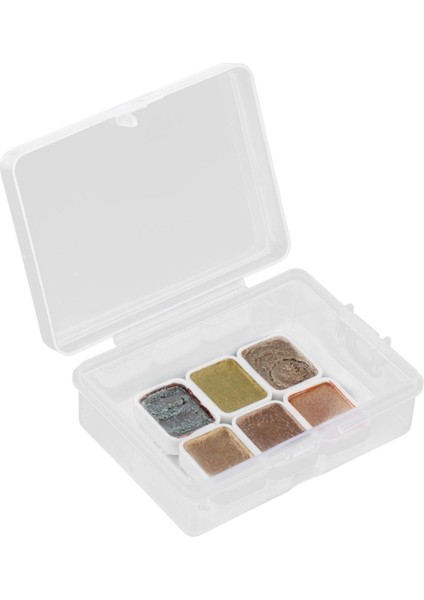 Tırnak Katı Pigment Boyaları Boyama Paleti Pigment Çivi Yeni Başlayanlar Için Stil B (Yurt Dışından)