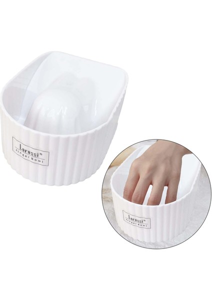 Çivi Islatıcı Kase Manikür Için El Eğrisine Uyuyor Ölü Ciltleri Banyoda Banyo Yapmak (Yurt Dışından)