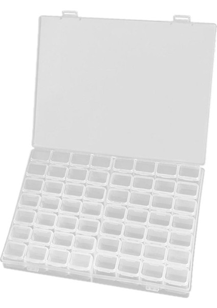 56 Yuvalar Temiz Çivi Depolama Kılıfı Çıkarılabilir Mücevher Plus Tutucu Kutusu (Yurt Dışından) modelleri