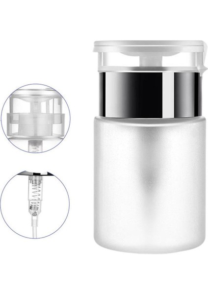 Çıkartma Pompa Dispenser Boş Dispenser Konteyner Oje Için Kilitlenebilir 50ML (Yurt Dışından)