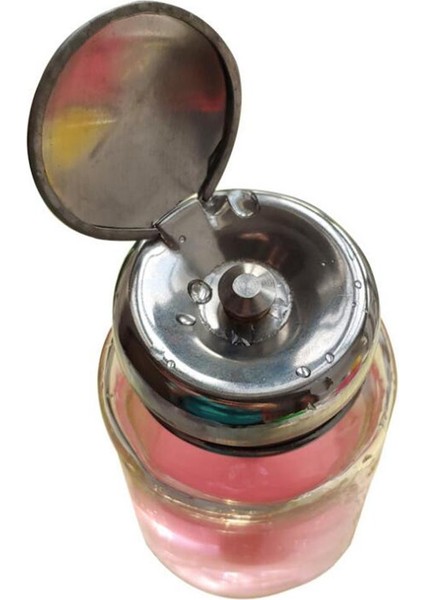 6pc 80ML Boş Tırnak Çıkarma Çıkıcı Alkol Sıvı Pres Pompalama Dispenser Şişesi (Yurt Dışından)